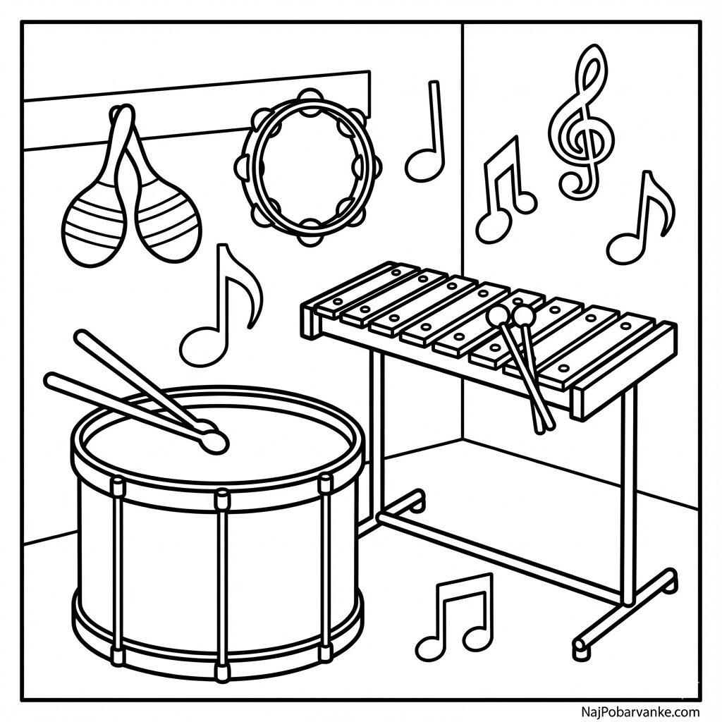 Pobarvanka  Glasbila