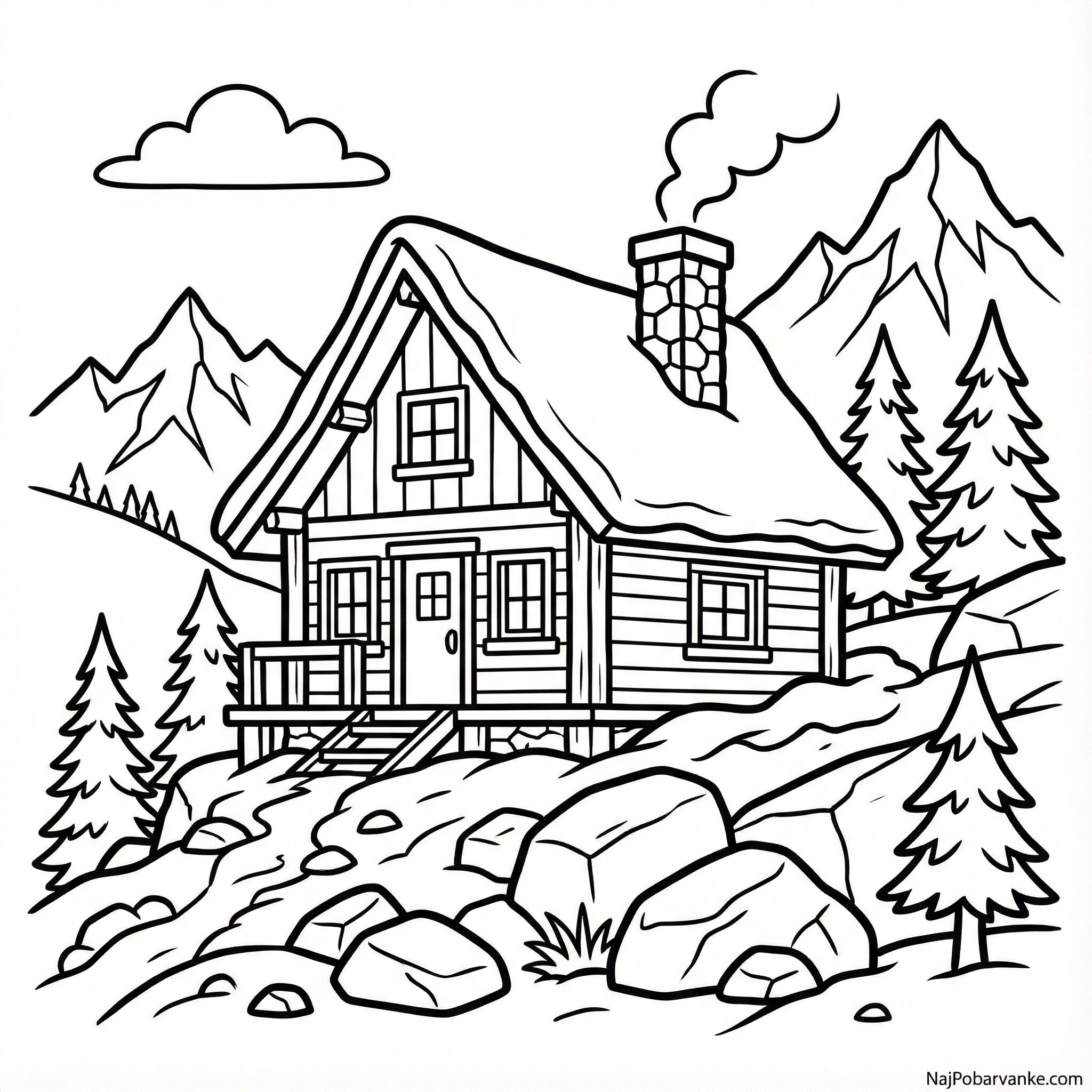 Pobarvanka Gorska koča