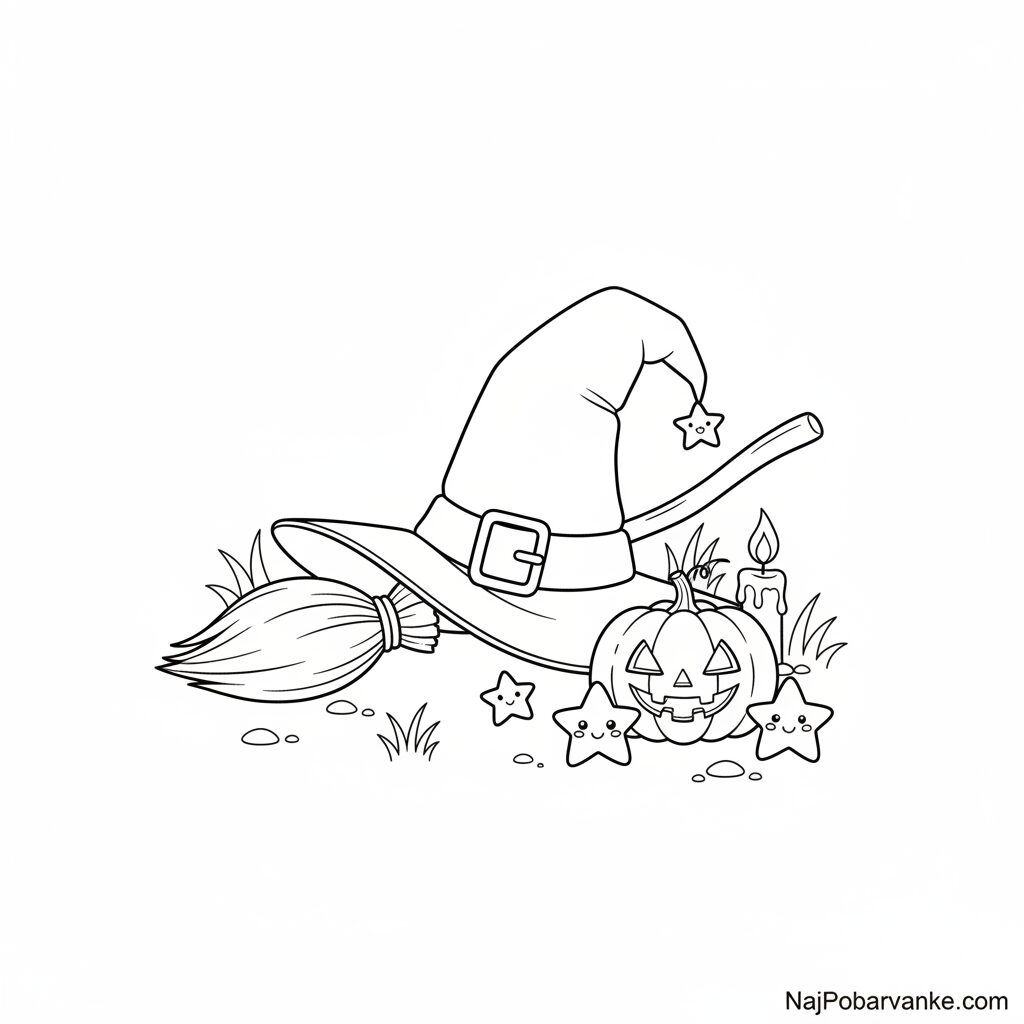 Pobarvanka črni maček