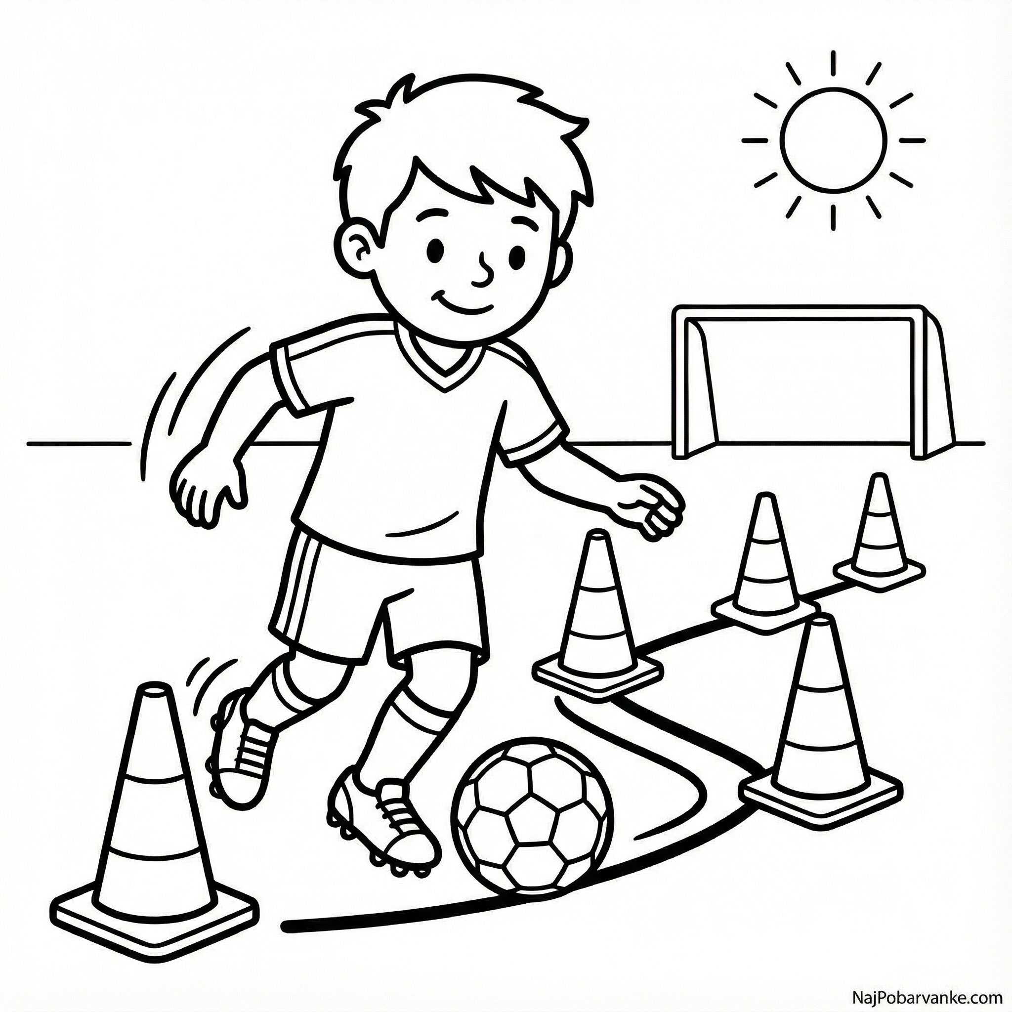 Pobarvanka Preigravanje med stožci